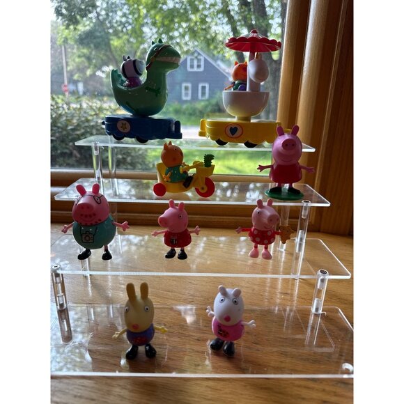 Peppa Pig & Friends Toy Set 12-Piece Figure Collection With Playground Accessori - Picture 1 of 5